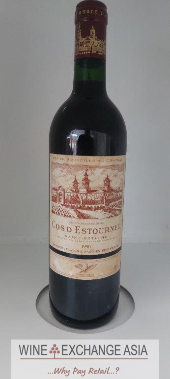 (image for) Cos D'Estournel 1990 (RP 95)-Soiled Label - WAS:$411.26